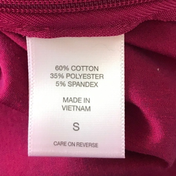 *4/$20* New York & Co Fuchsia Ruffle Tank Top - Picture 6 of 7